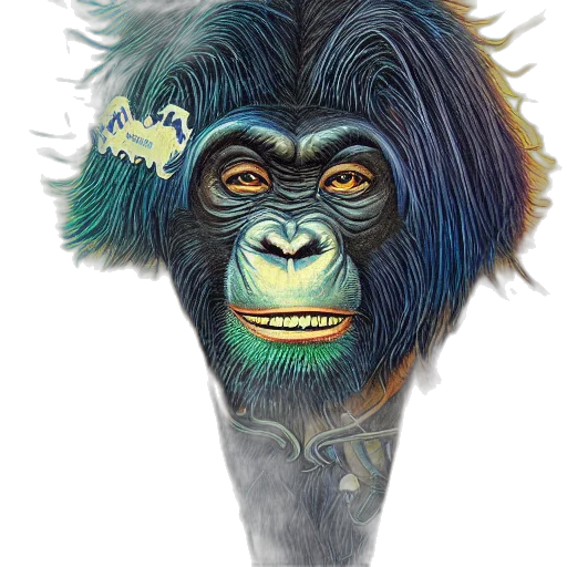 animal, mask, staff, creature transparent PNG cut-out