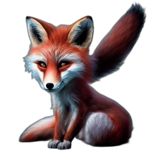 animal, creature, staff, concept art, photorealistic, fantasy art, pixel art, red transparent PNG cut-out