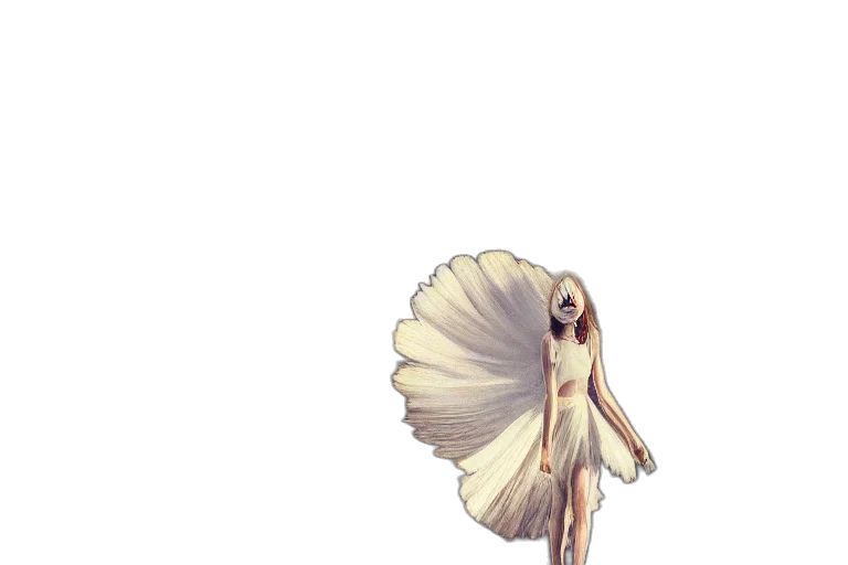 dress, creature, hair, animal, concept art, pixel art, fantasy art, watercolor transparent PNG cut-out