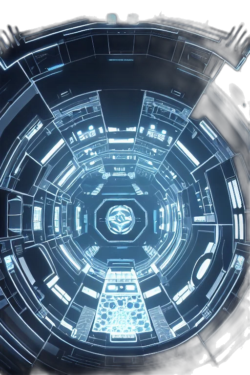 robot, concept art, 3d render, cyberpunk, outer space, just, only, one transparent PNG cut-out