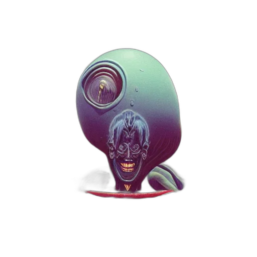 robot, mask, face, creature transparent PNG cut-out