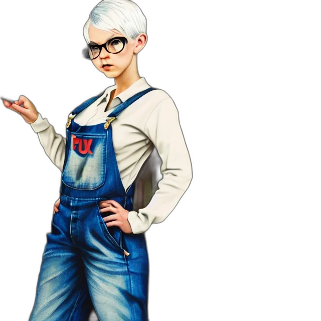 jacket, concept art, cartoon, comic book art, photorealistic, full, body, pose transparent PNG cut-out