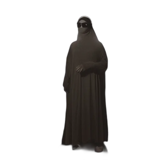 dress, mask, creature, jacket, 3d render, concept art, pixel art, photorealistic transparent PNG cut-out