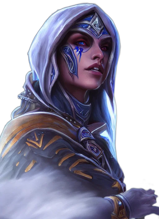 face, staff, fantasy art, concept art transparent PNG cut-out