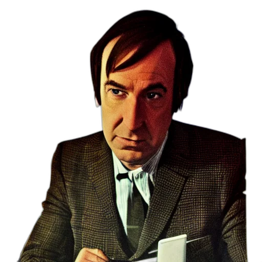 face, jacket, staff, robot transparent PNG cut-out