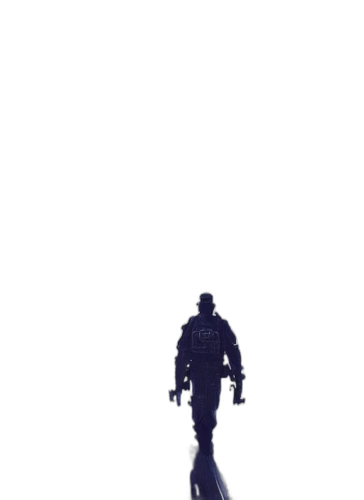 weapon, robot, jacket, creature transparent PNG cut-out