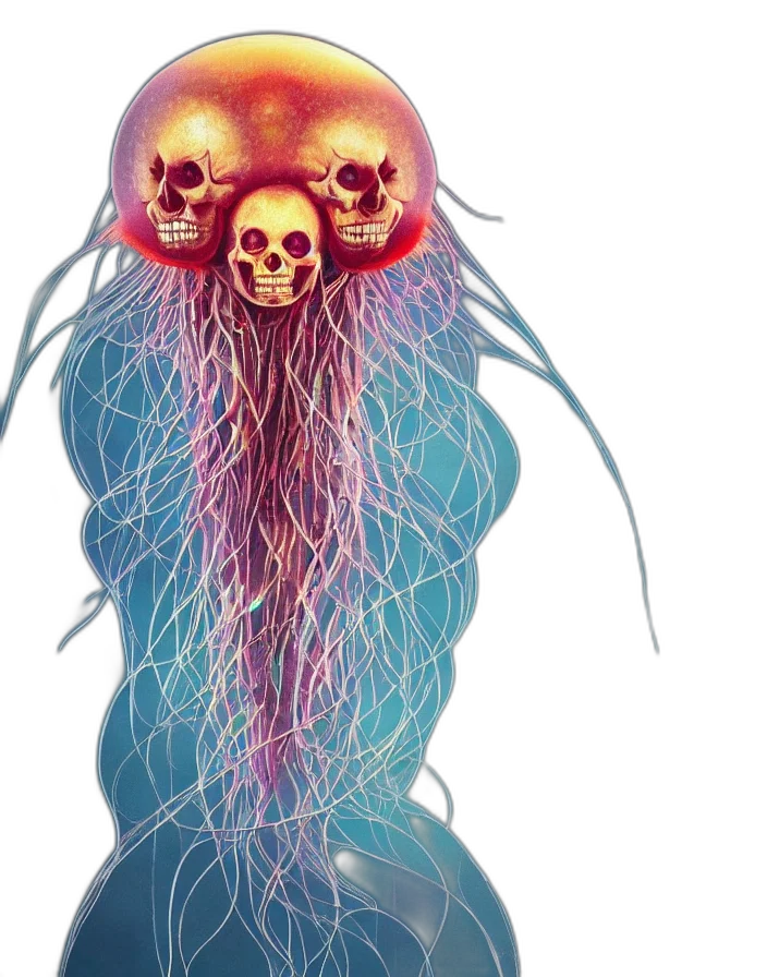 hair, creature, concept art, watercolor transparent PNG cut-out