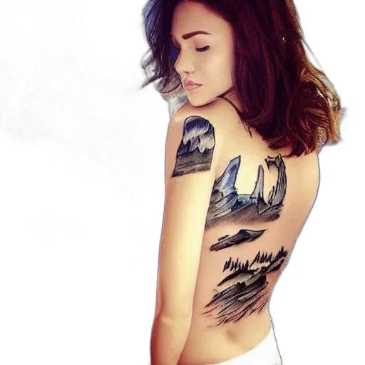 photorealistic, fantasy art, concept art, watercolor transparent PNG cut-out
