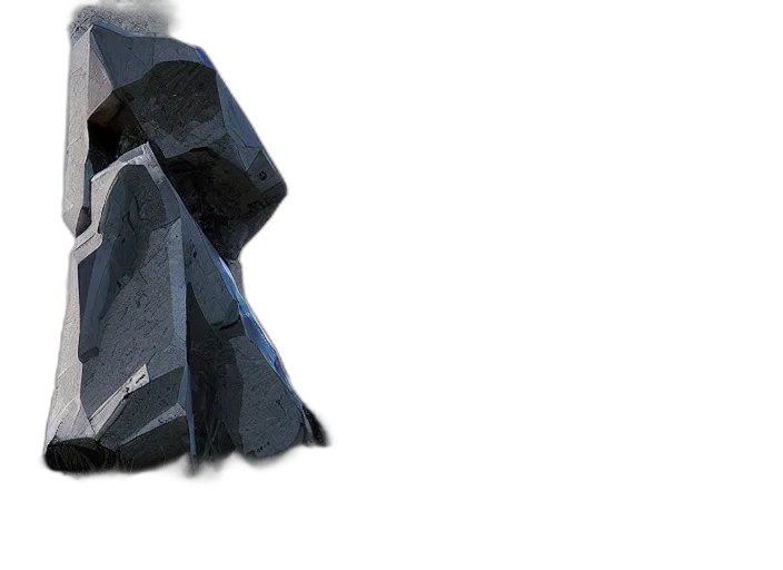 robot, mask, face, sword transparent PNG cut-out