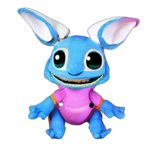 dragon, creature, animal, robot, 3d render, concept art, stitch, alien transparent PNG cut-out
