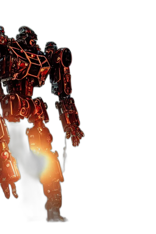 robot, weapon, concept art, 3d render, shiny, ornate, boxing, humanoid transparent PNG cut-out