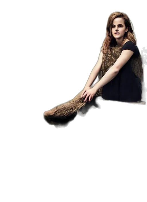 shoes, dress, hair, staff, photorealistic, fantasy art, concept art, 3d render transparent PNG cut-out
