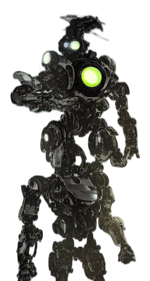 robot, weapon, staff, concept art transparent PNG cut-out