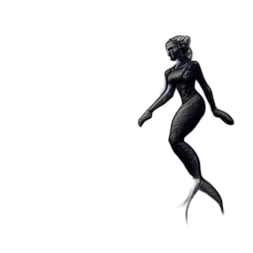 creature, robot, dress, jewelry, concept art, 3d render, fantasy art, pixel art transparent PNG cut-out