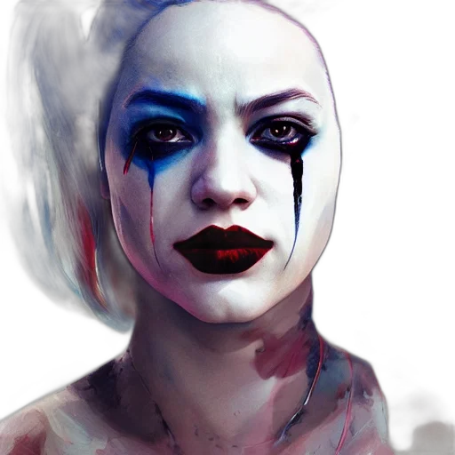 face, mask, comic book art, concept art transparent PNG cut-out