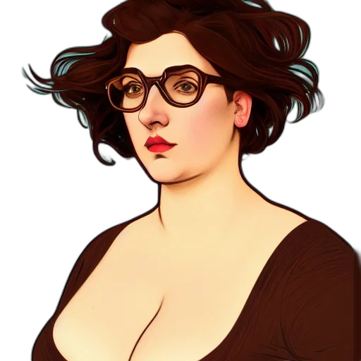 dress, face, cartoon, concept art transparent PNG cut-out