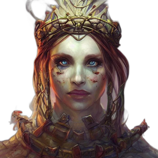 crown, face, staff, jewelry transparent PNG cut-out