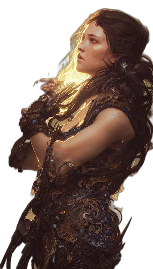 dress, dragon, crown, face transparent PNG cut-out