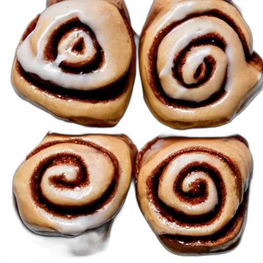food, jewelry, face, animal, photorealistic, 3d render, cinnamon, rolls transparent PNG cut-out
