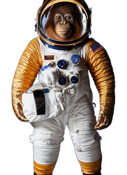 animal, jacket, mask, staff, concept art, outer space, studio, photo transparent PNG cut-out