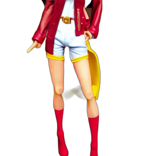 jacket, staff, concept art, 3d render transparent PNG cut-out