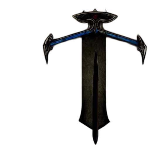 sword, weapon, staff, dragon transparent PNG cut-out