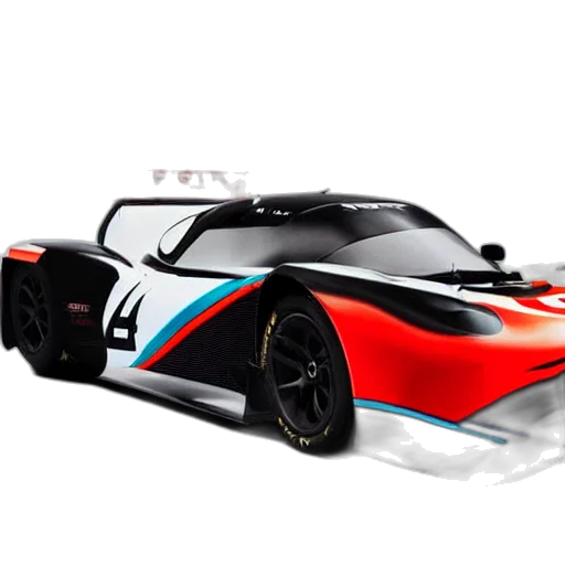 car, 3d render, concept art, race, inspired, bird, prey, sleek transparent PNG cut-out