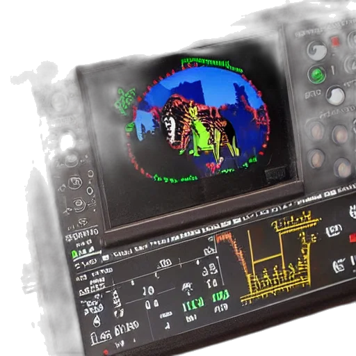red, dead, redemption, oscilloscope, machine, real, life transparent PNG cut-out