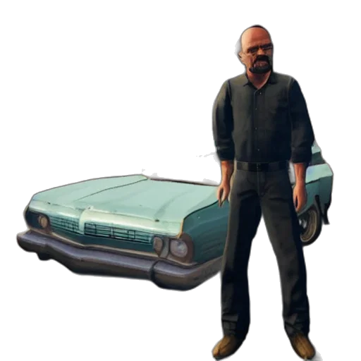 car, weapon, jacket, staff transparent PNG cut-out