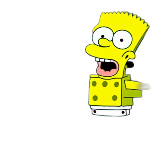 robot, creature, 3d render, cartoon, pixel art, concept art, spongebob, simpson transparent PNG cut-out