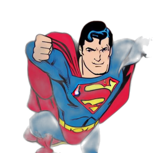 comic book art, cartoon, concept art, 3d render, superman, goes, goldfinger, concert transparent PNG cut-out