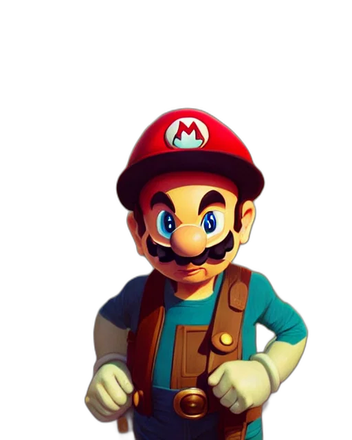 staff, mask, hat, face, 3d render, pixel art, concept art, photorealistic transparent PNG cut-out