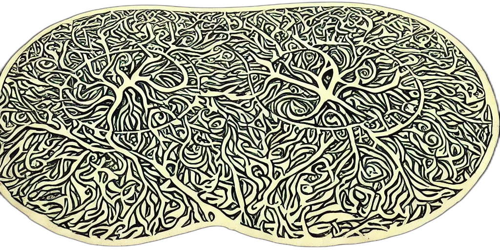 tree, crown, mask, hair, concept art, forest, underwater, monochrome transparent PNG cut-out
