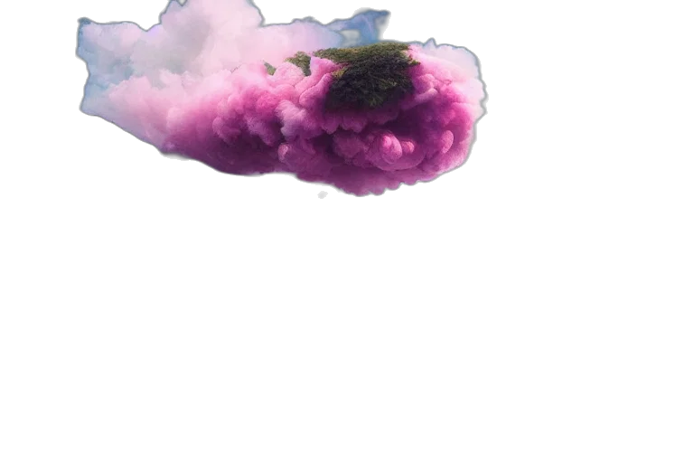 dragon, flower, hair, crown, vaporwave, concept art, 3d render, photorealistic transparent PNG cut-out