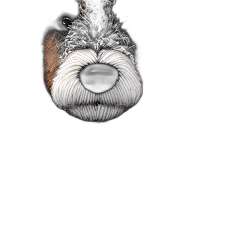 animal, hat, face, hair, photorealistic, pencil sketch, cartoon, concept art transparent PNG cut-out