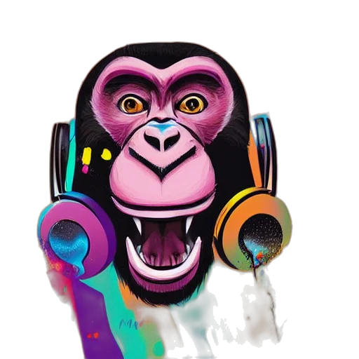 mask, jewelry, concept art, vaporwave, 3d render, cartoon, neon, colorful transparent PNG cut-out