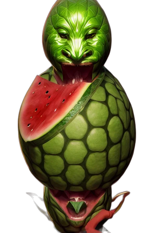 animal, creature, food, crown, photorealistic, concept art, 3d render, pixel art transparent PNG cut-out