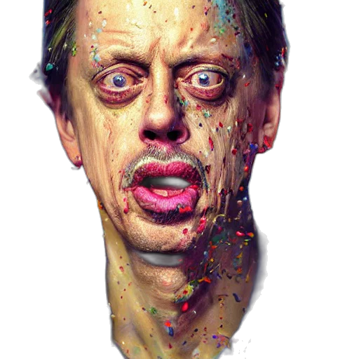 face, mask, creature, staff transparent PNG cut-out