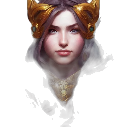 crown, face, jewelry, mask, fantasy art, concept art, photorealistic, oil painting transparent PNG cut-out