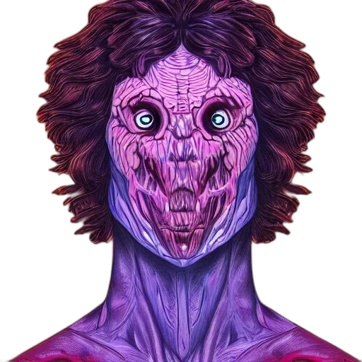face, creature, mask, robot transparent PNG cut-out