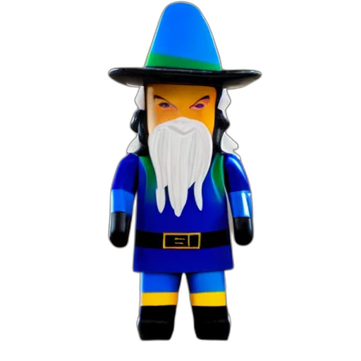 staff, hat, pixel art, 3d render transparent PNG cut-out