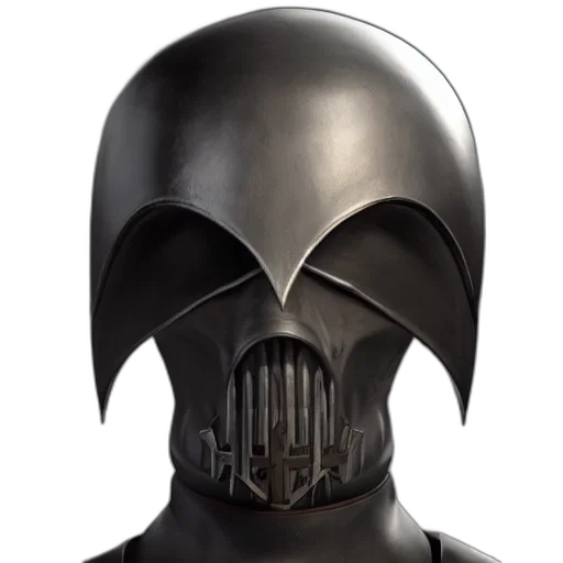 mask, face, concept art, 3d render transparent PNG cut-out
