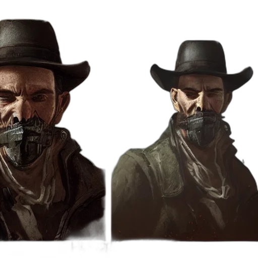 mask, face, hat, concept art transparent PNG cut-out