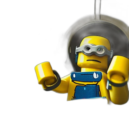 robot, 3d render, concept art, pixel art, outer space, lego, minion, astronaut transparent PNG cut-out