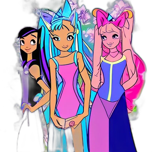 dress, cartoon, anime, concept art transparent PNG cut-out