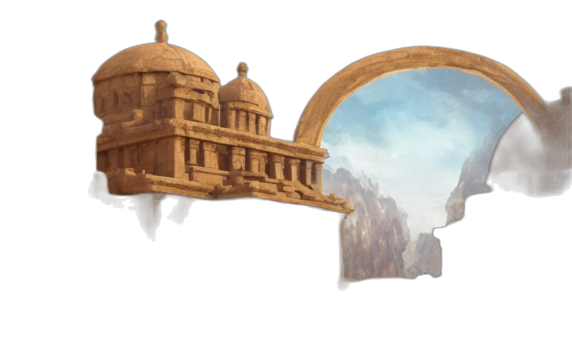 building, concept art, 3d render, photorealistic transparent PNG cut-out
