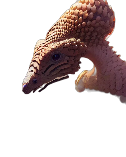 dragon, creature, animal, staff, 3d render, photorealistic, concept art, fantasy art transparent PNG cut-out