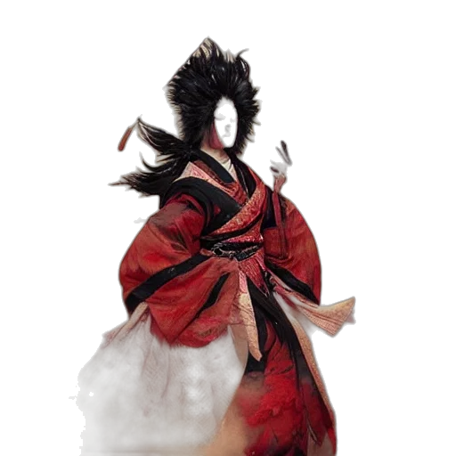 mask, dragon, staff, creature transparent PNG cut-out