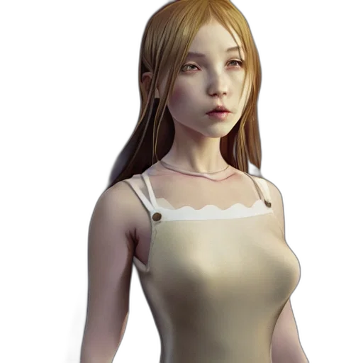 dress, staff, robot, jewelry transparent PNG cut-out
