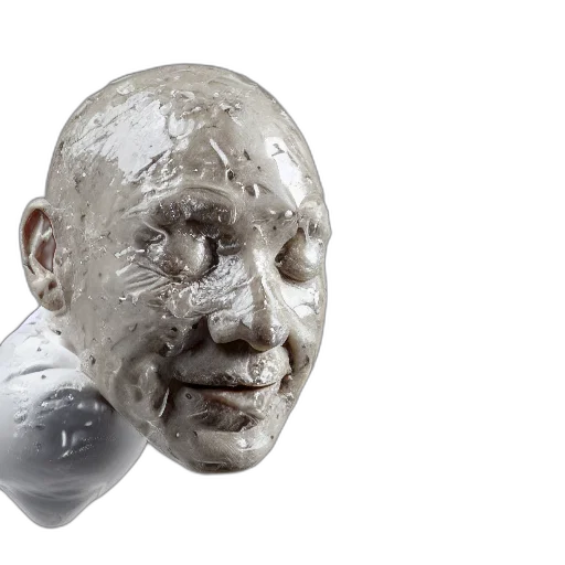mask, face, 3d render, photorealistic transparent PNG cut-out